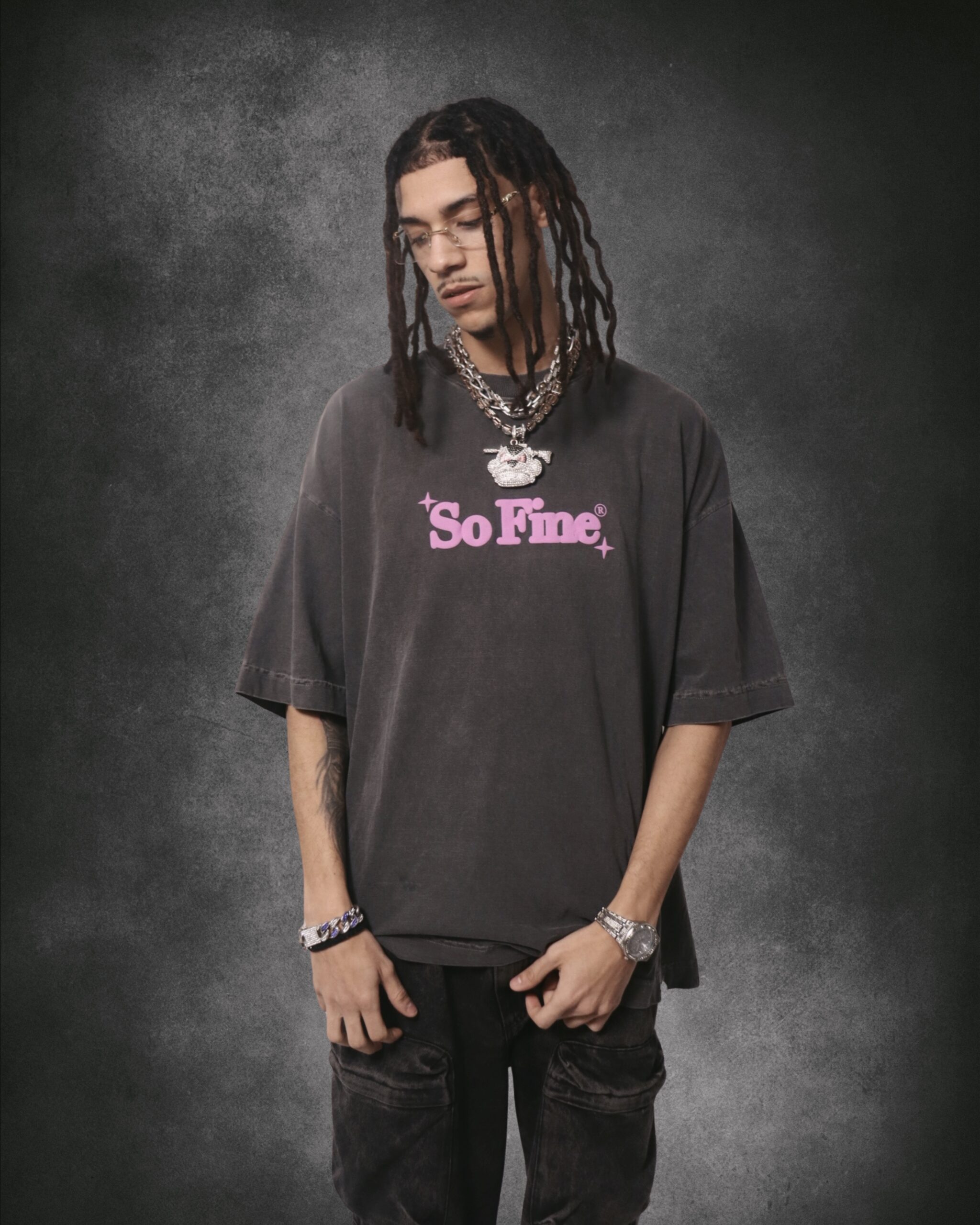 Camisetas pretas estampas SILKS