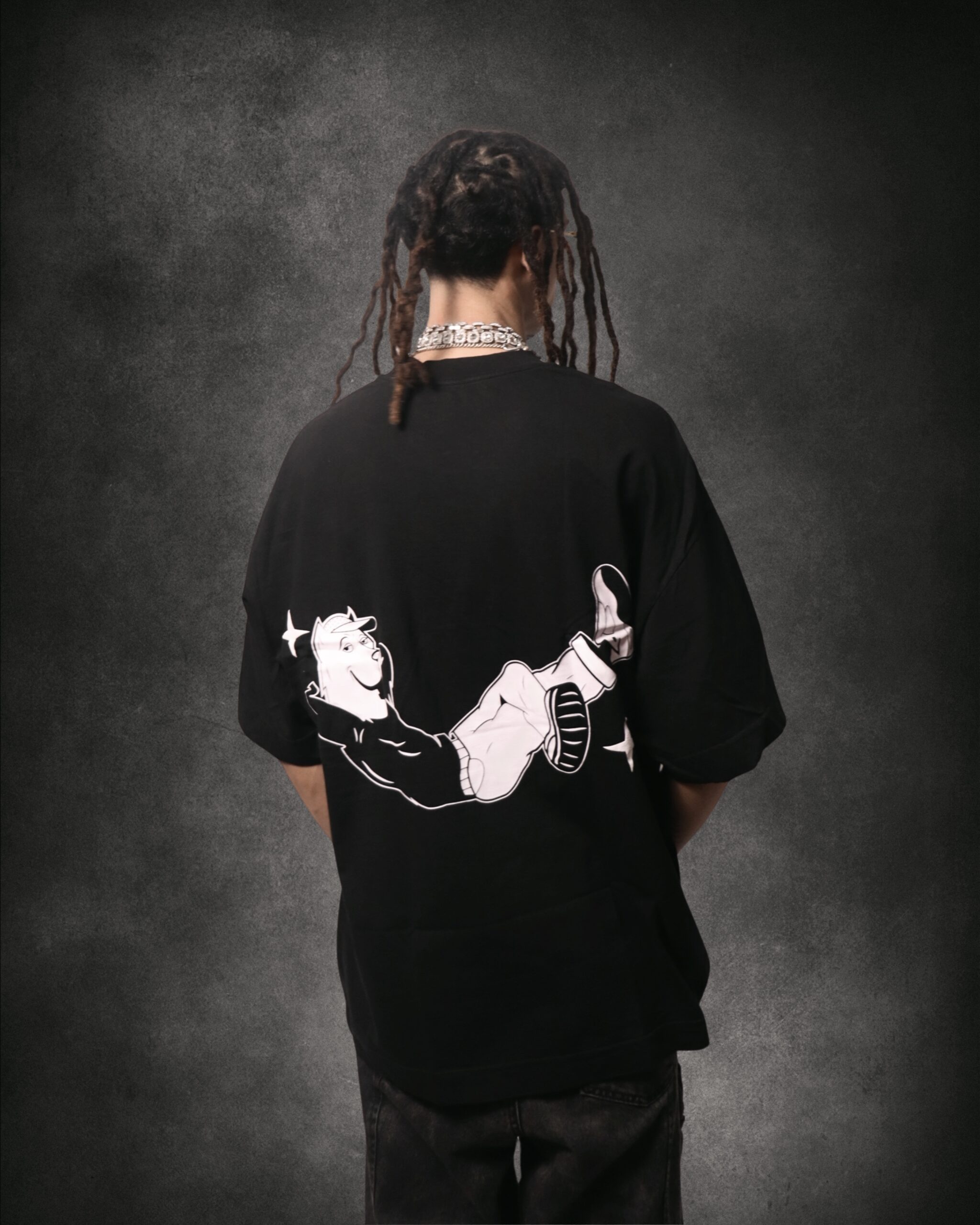 Camisetas pretas estampas PUFF - Vista alternativa